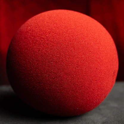 Balle Mousse ROUGE - 6 INCH - À l'unité (Magic Sponge Ball) - Image 3