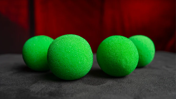 Balles Mousse VERT - Pack de 4 (Magic Sponge Balls) - Image 12
