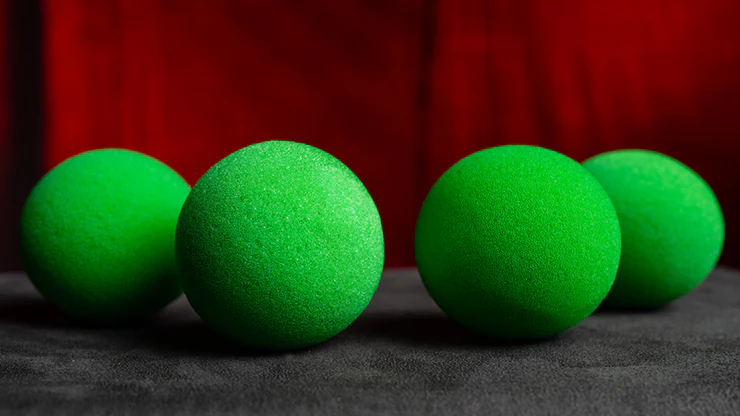 Balles Mousse VERT - Pack de 4 (Magic Sponge Balls) - Image 16