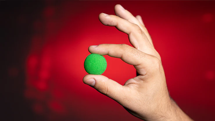 Balles Mousse VERT - Pack de 4 (Magic Sponge Balls) - Image 3