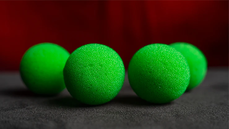 Balles Mousse VERT - Pack de 4 (Magic Sponge Balls) - Image 8
