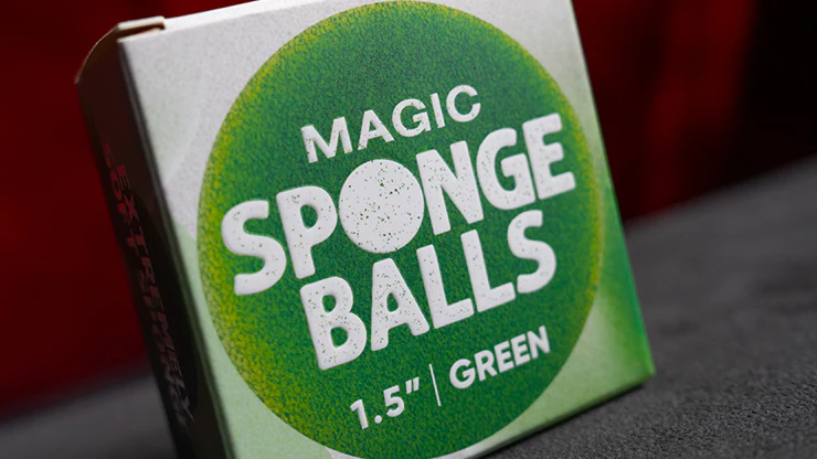 Balles Mousse VERT - Pack de 4 (Magic Sponge Balls) - Image 9