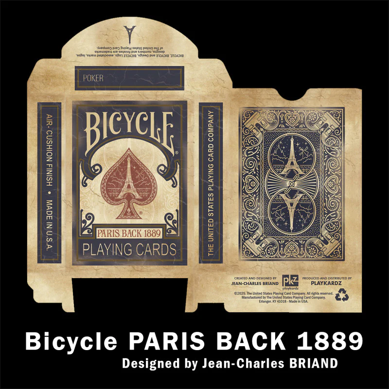 Bicycle Paris Back 1889 Bleu - Édition 2025 - Image 3