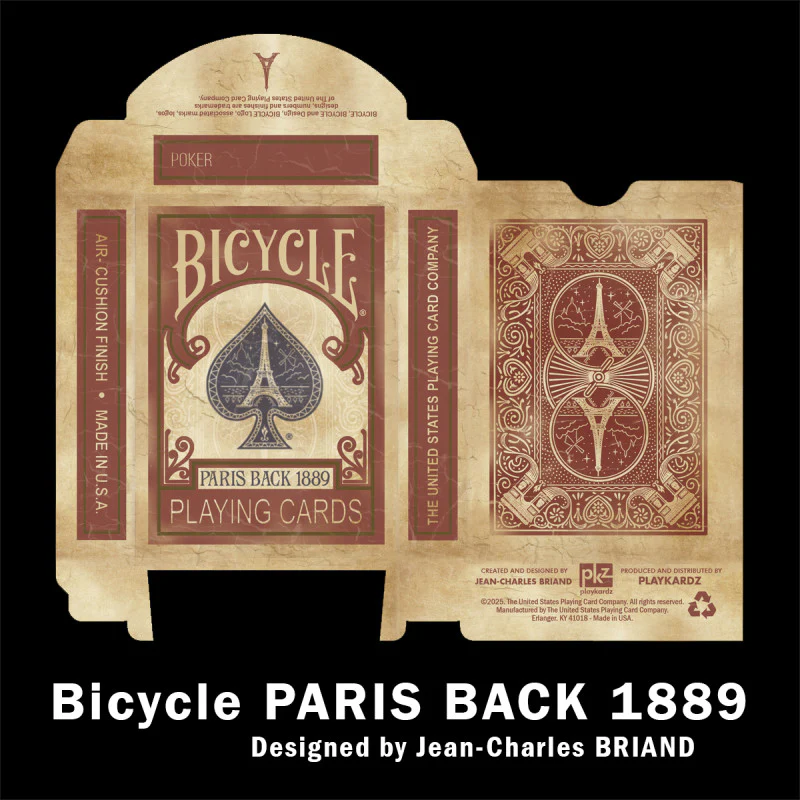 Bicycle Paris Back 1889 Rouge - Édition 2025 - Image 3