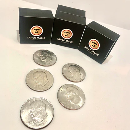Expanded Shell - Eisenhower Dollar (plus 4 Regular Coins)